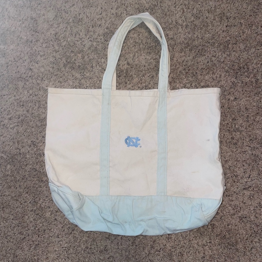 UNC Tarheels Large Canvas Tote Bag